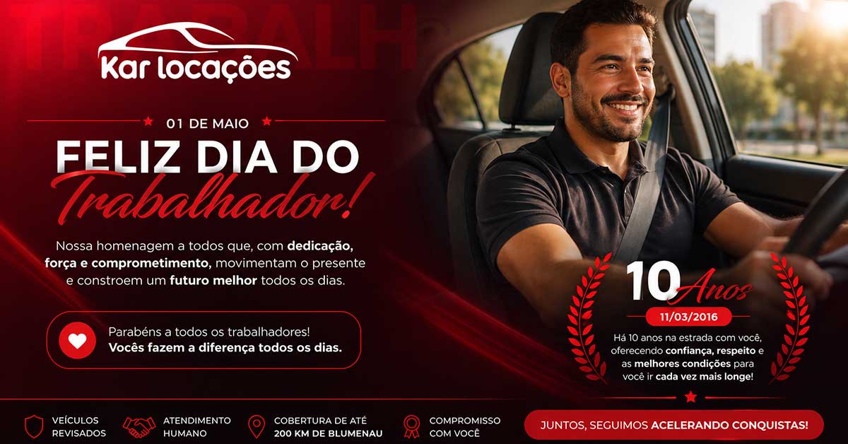 💼 Dia do Trabalhador: valorizando quem faz a cidade acontecer todos os dias